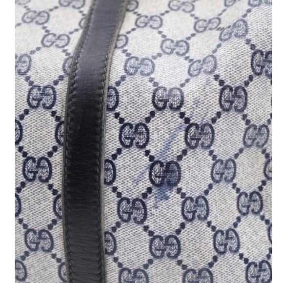Beautiful vintage Gucci Navy Boston Bag - Picture 14 of 14
